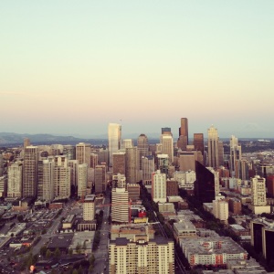 This is an irrelevant picture of Seattle that I took a few weeks ago.