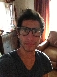 I found these fake glasses. #nerd #lol #hashtag
